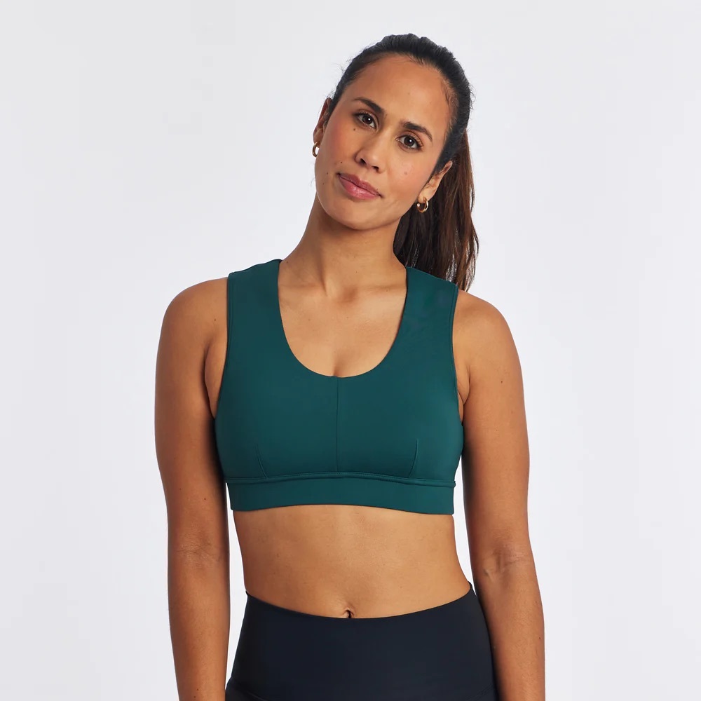 NWT Oiselle Flyout Bra size 4 Juniper
